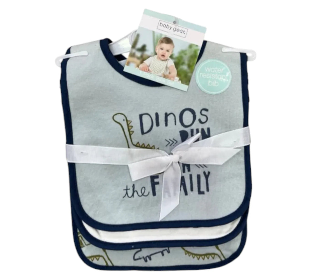 Baby Gear Baberos 3 Piezas Dinosaurios para Bebé | Sweet Regina