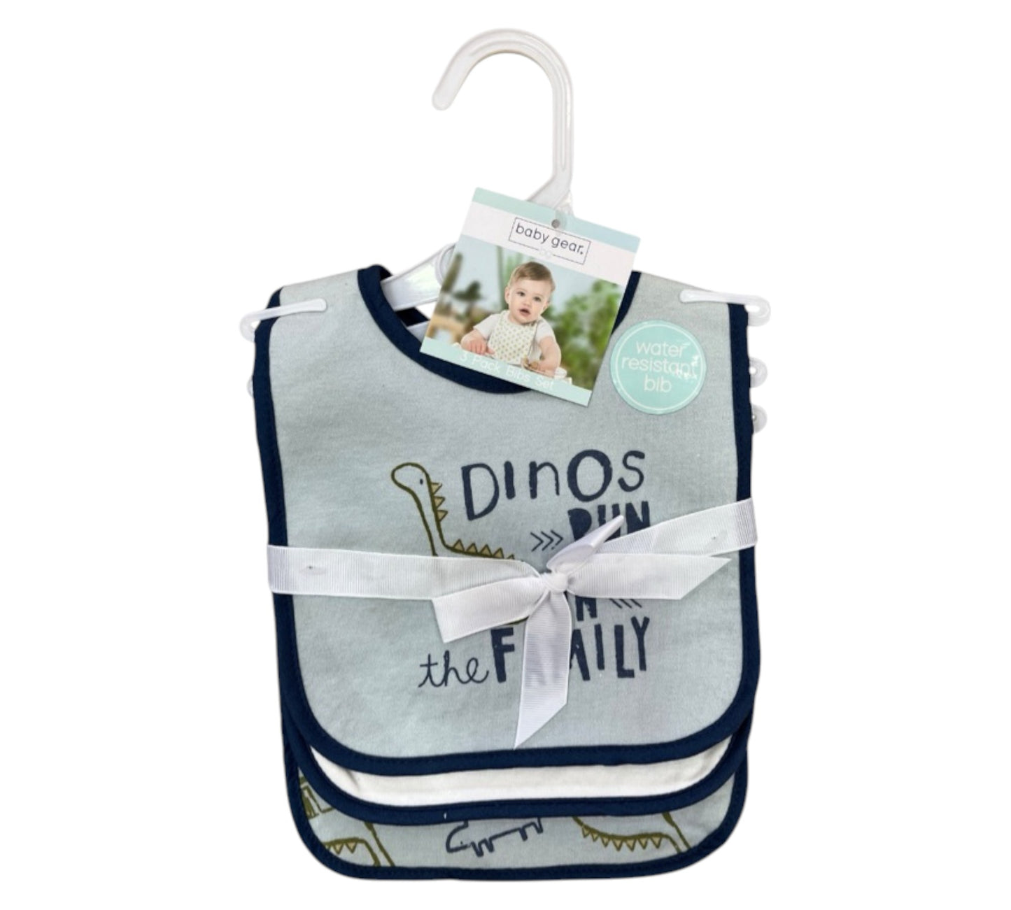 Baberos 3P EB20223904 Dinos Baby Gear