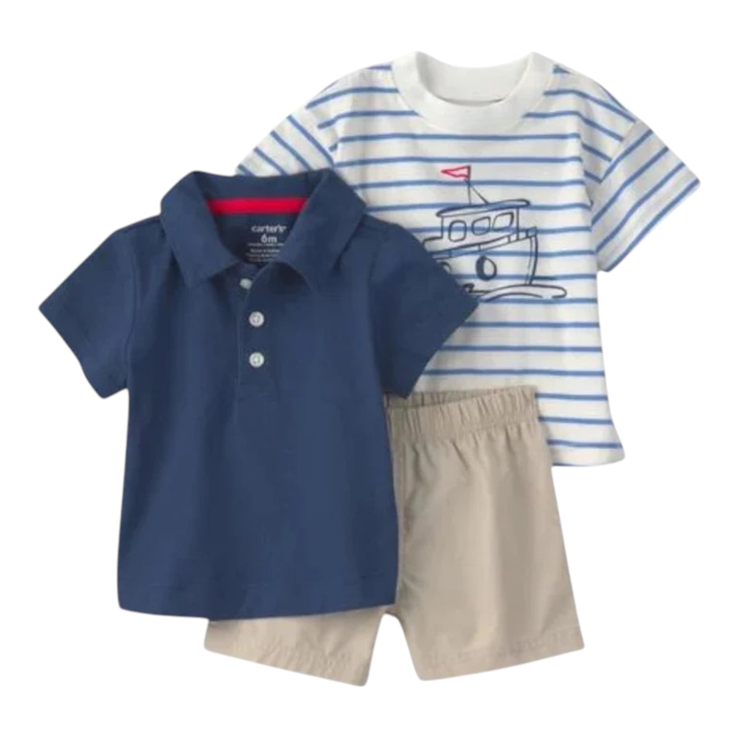 Set 3P 24M 1U744110 Carters Marino Rayas
