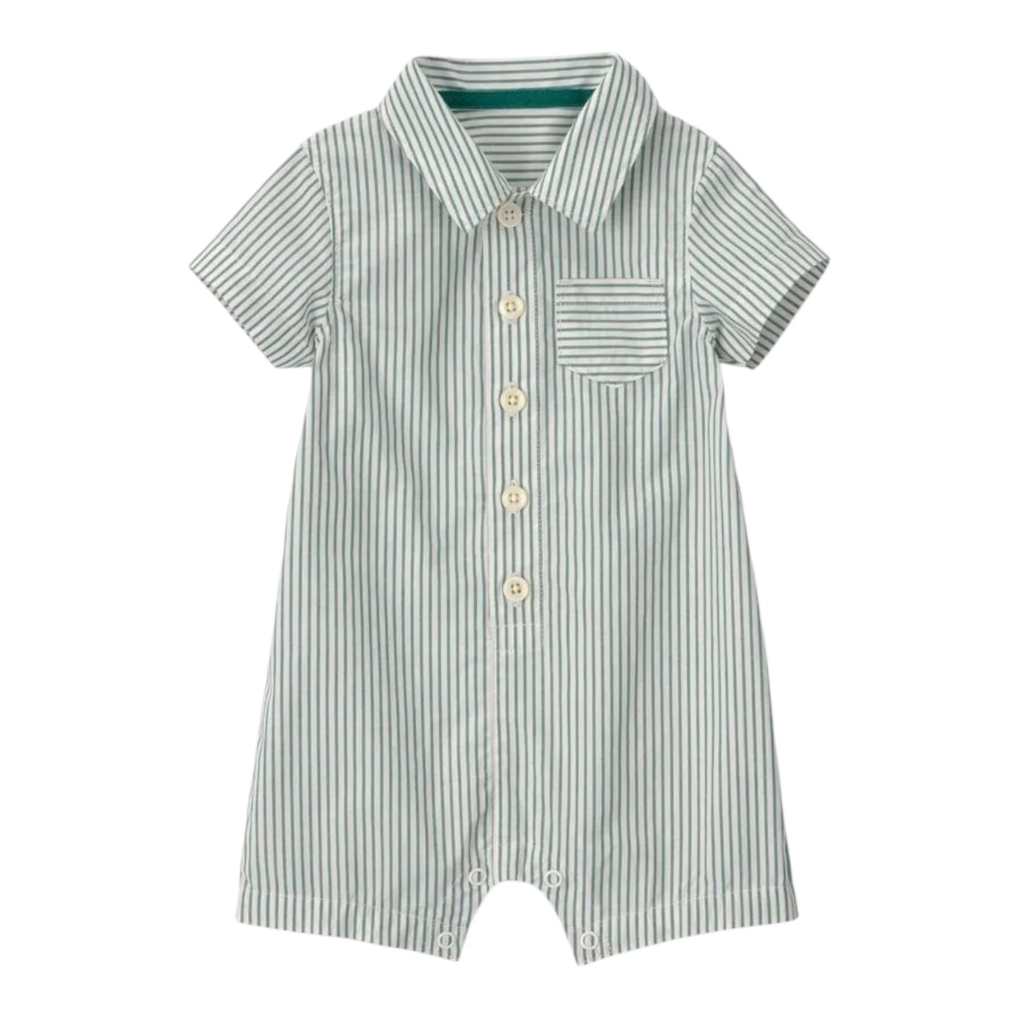 Romper 06M 1U551210 Carter's Verde Rayas