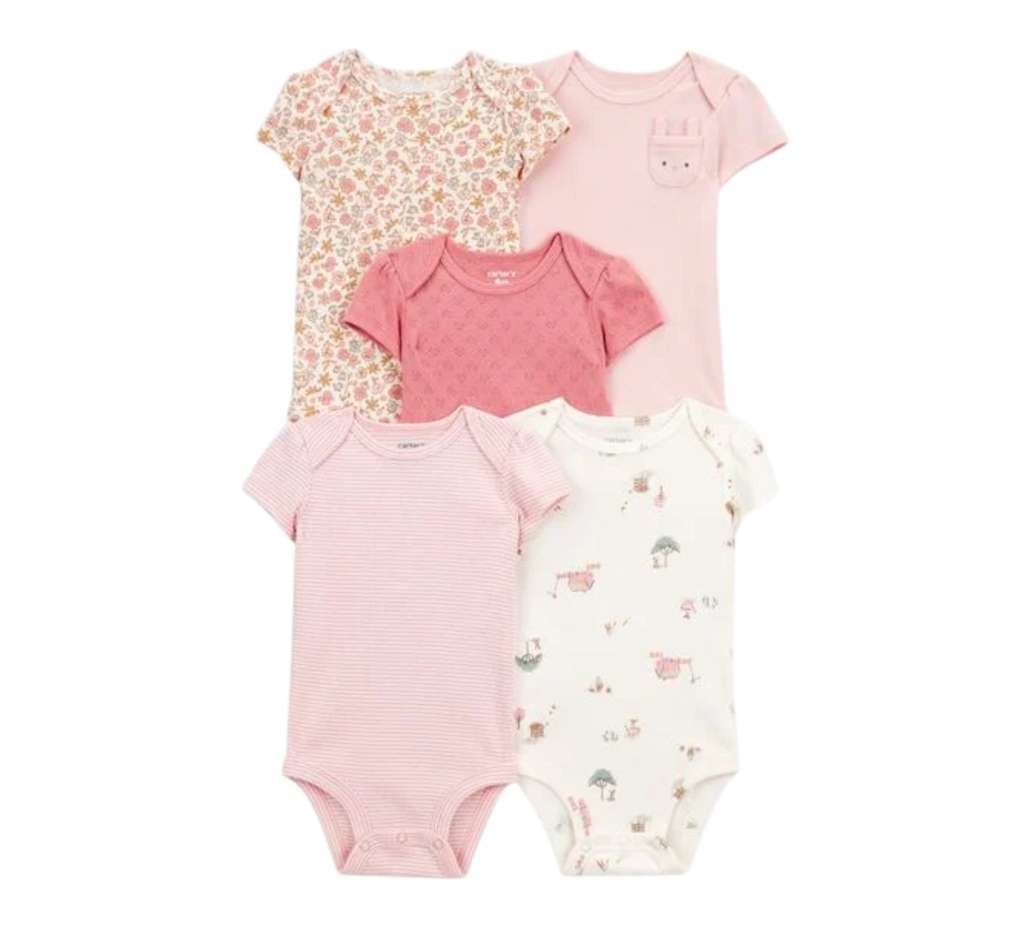 Pañaleros Niña 1T009510 Carter's Flores Rosa
