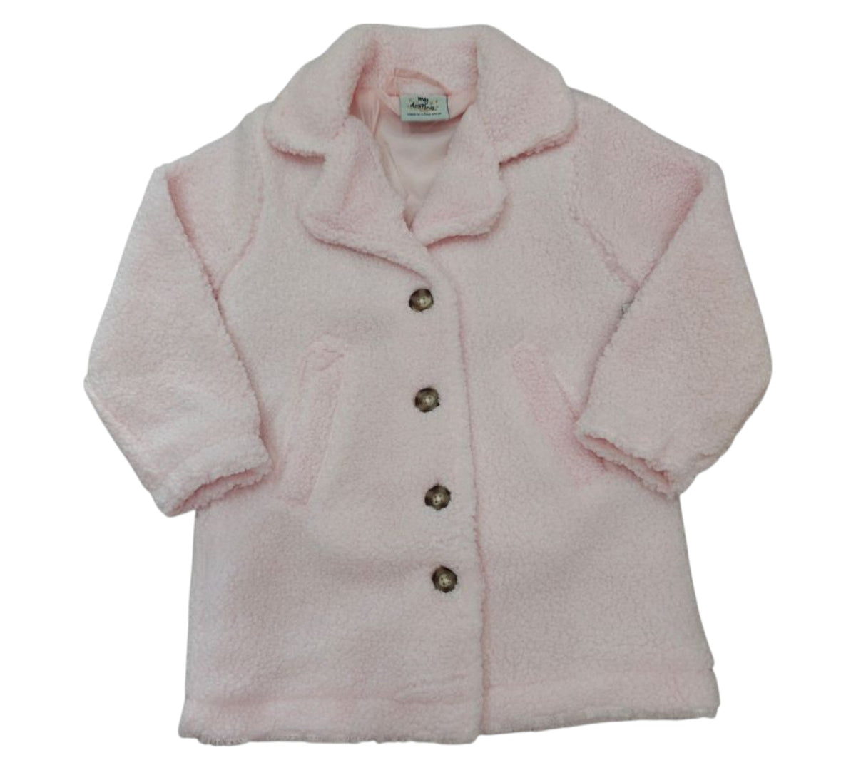 Abrigo MyDestiny en color rosa para niña
