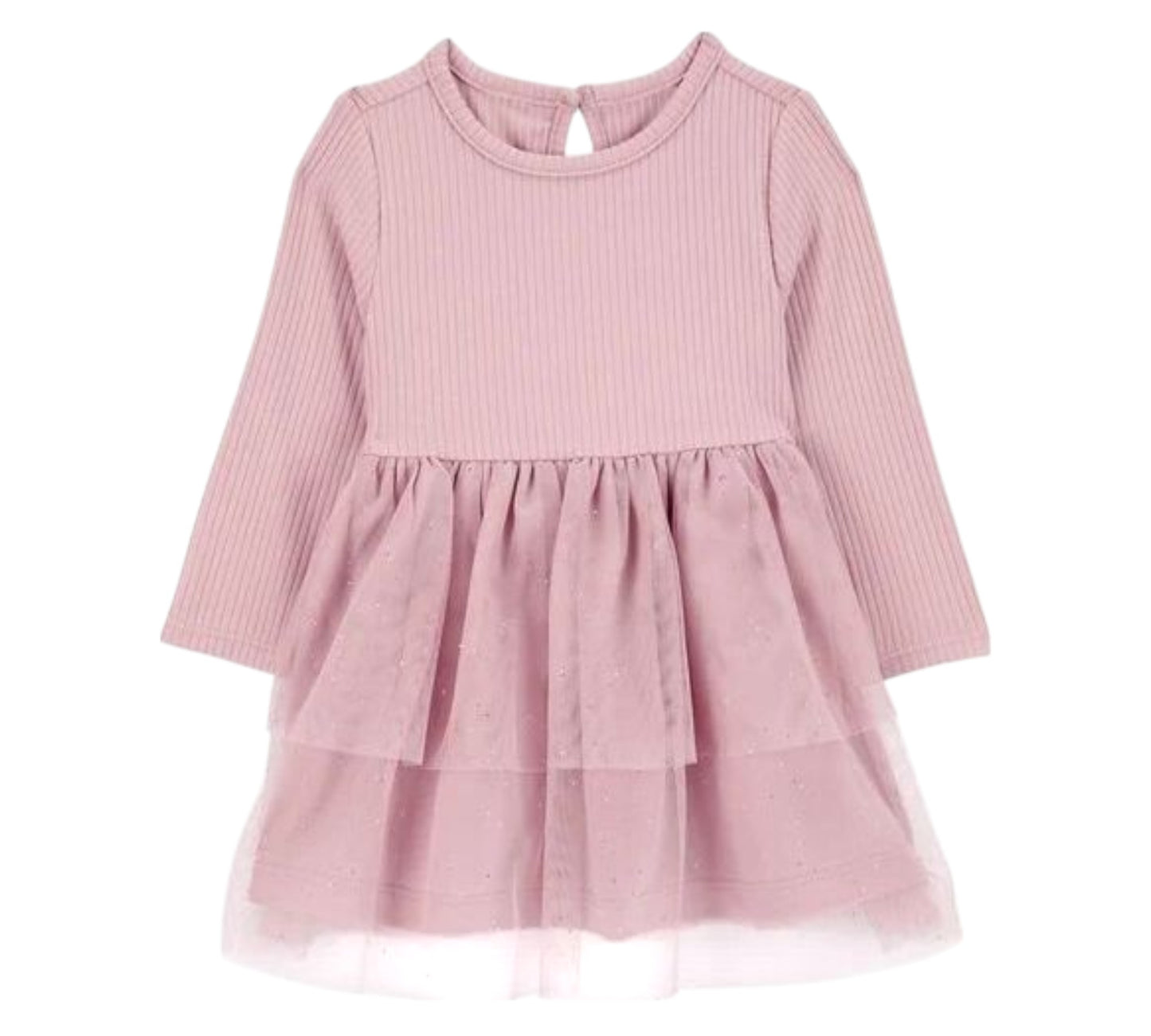 Vestido 24M 1R971910 Rosa Brillos Carter's
