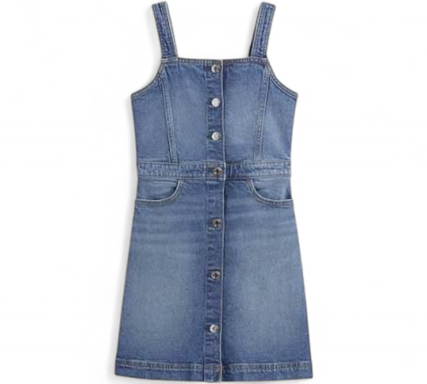 Vestido 6/7T 746353 Gap Demin Mezclilla Obscuro