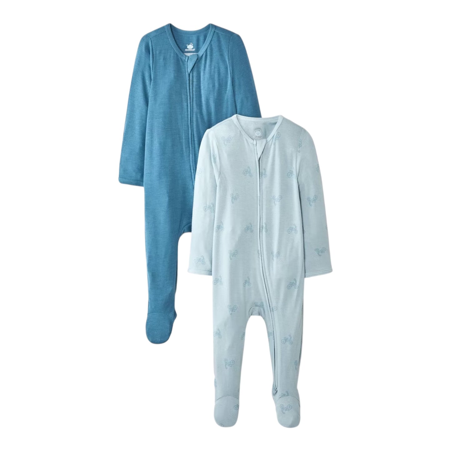 Set 2P Mameluco 456MXK Cloud Island Azul Triciclo