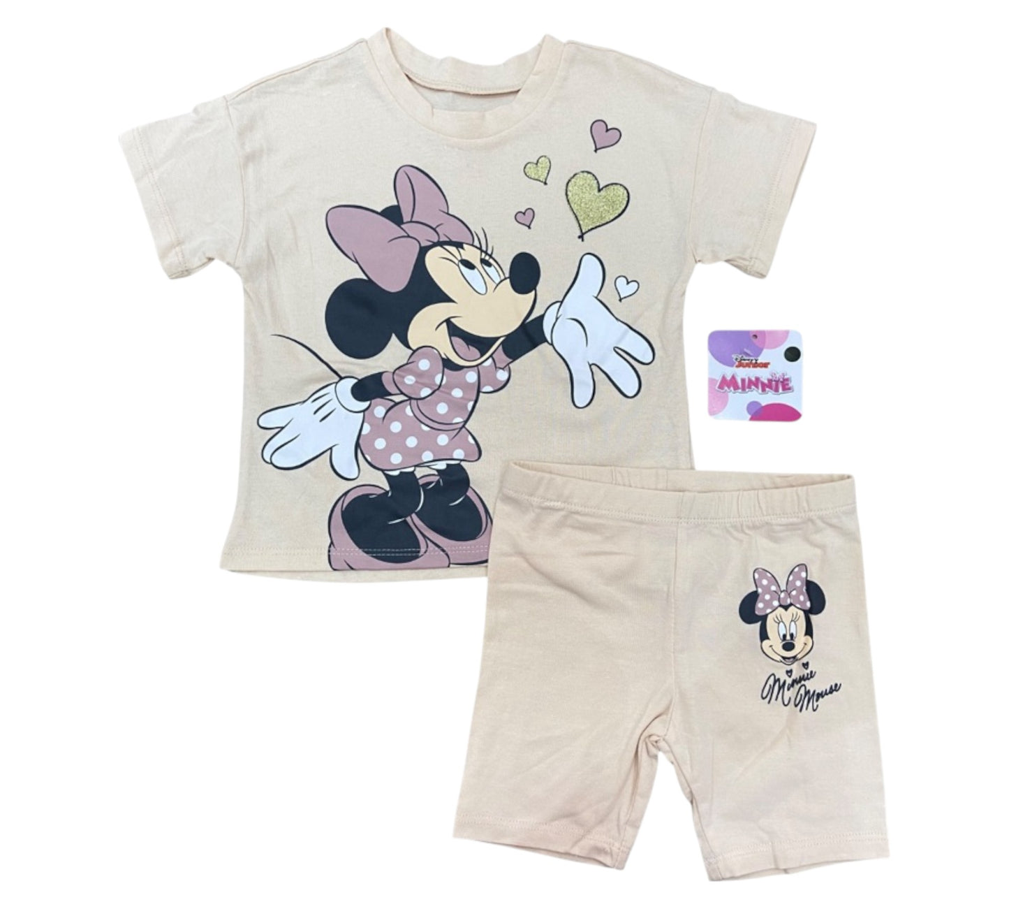 Set 2P 3T Disney Junior Minnie Beige