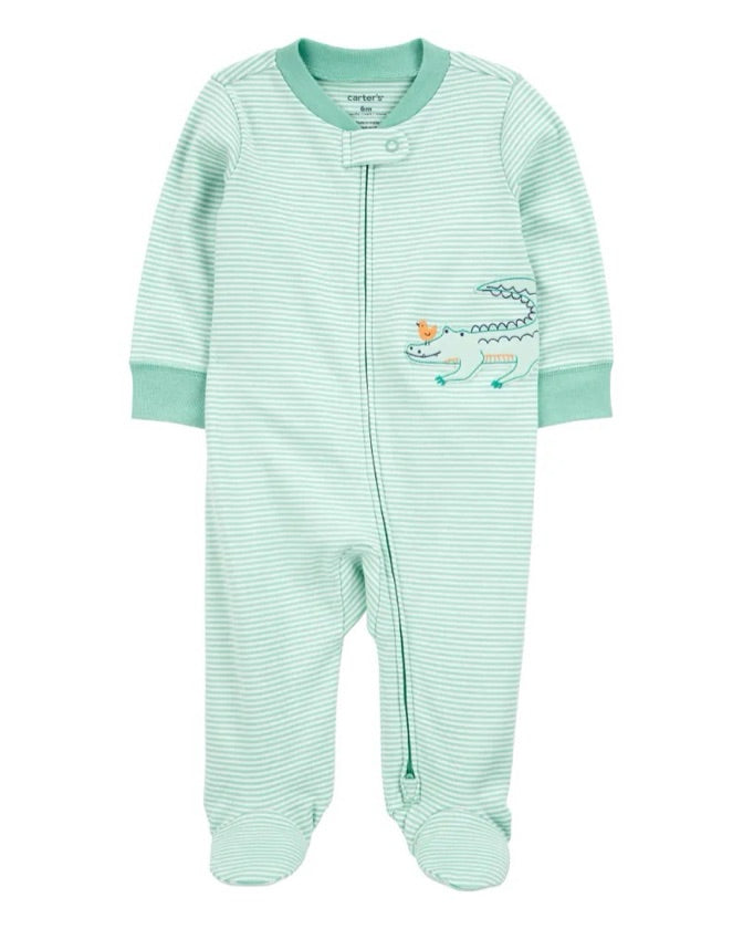 Mameluco PRE 1S727110 Carters Cocodrilo Verde
