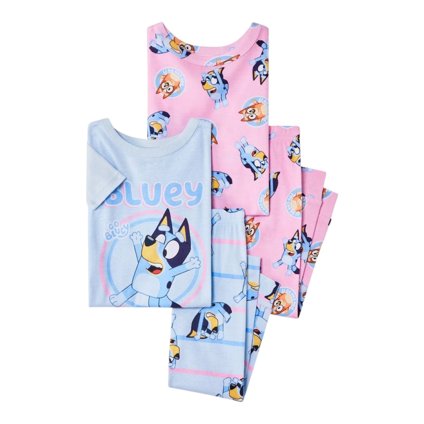 Pijamas 4P Niña QF629KSLTG Bluey Rosa