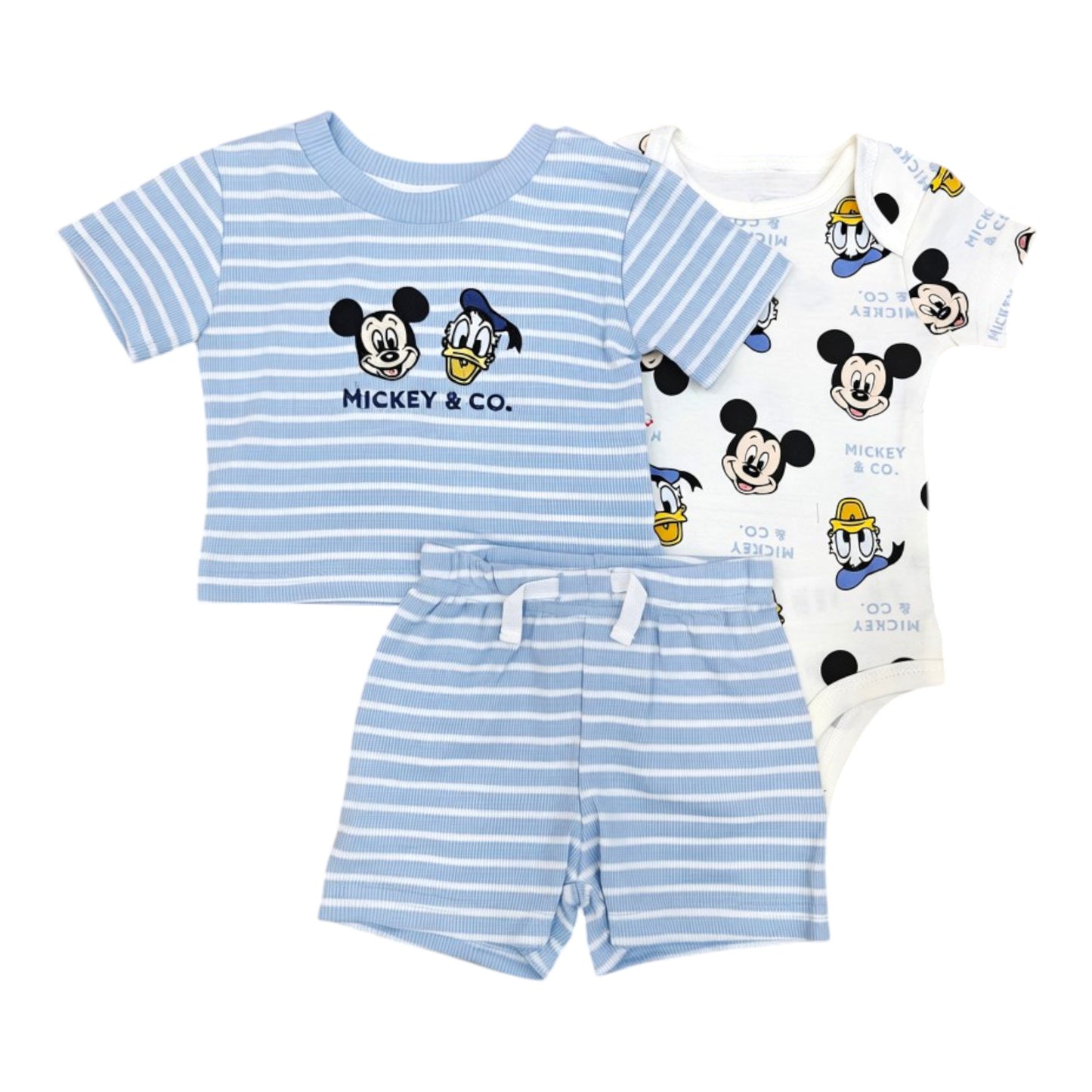 Set 3P Niño 121D36B Disney Mickey Azul