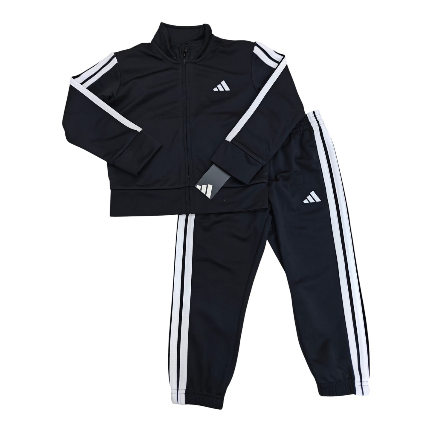 Set 2P Niña Niño AG10740C Adidas Negro Blanco