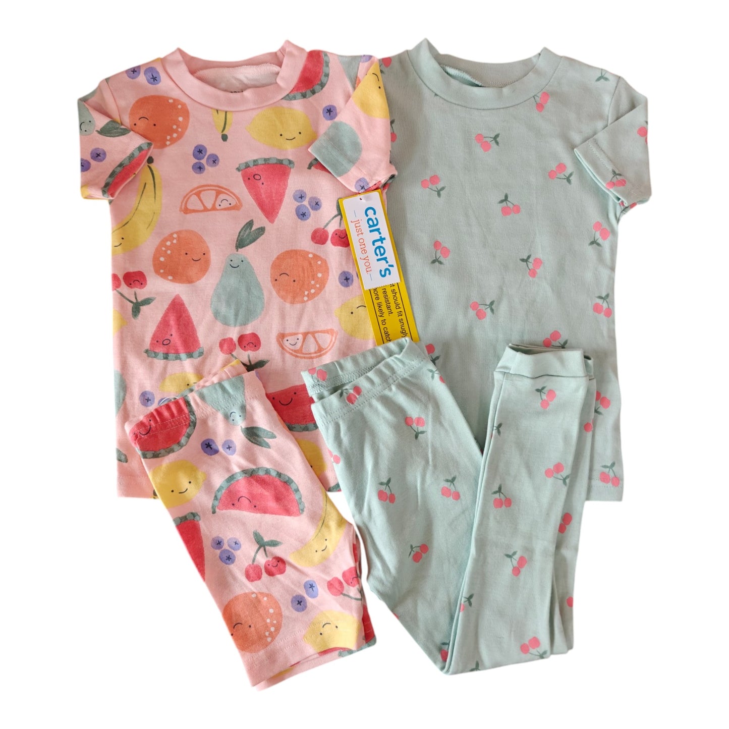 Pijamas 4P Niña 6U814110 Carters Frutas