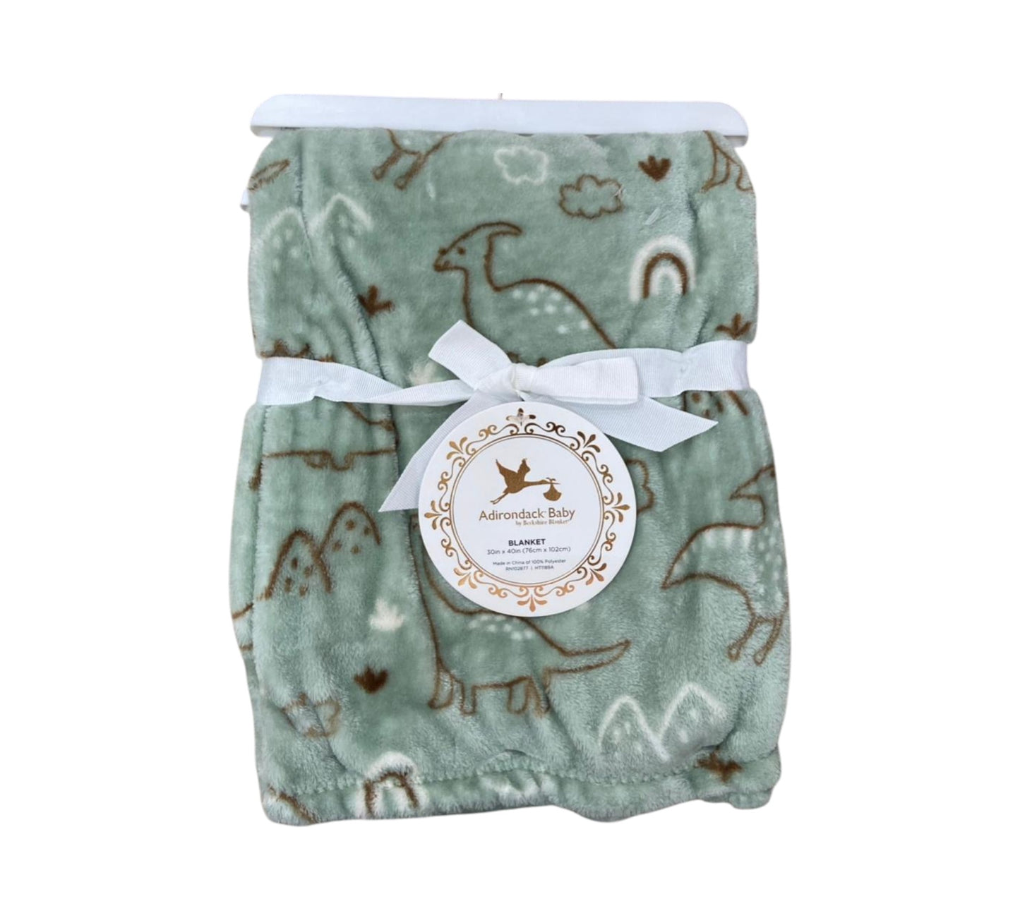 Cobija Adirondack Baby HT1189A Dinosaurios Verde