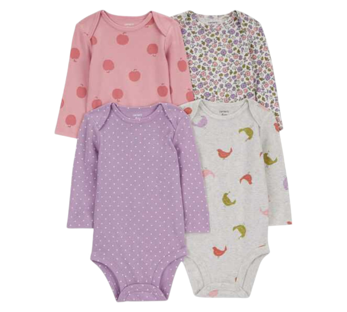 Pañaleros ML 4P 12M 1R582610 Flores Morado Carter's