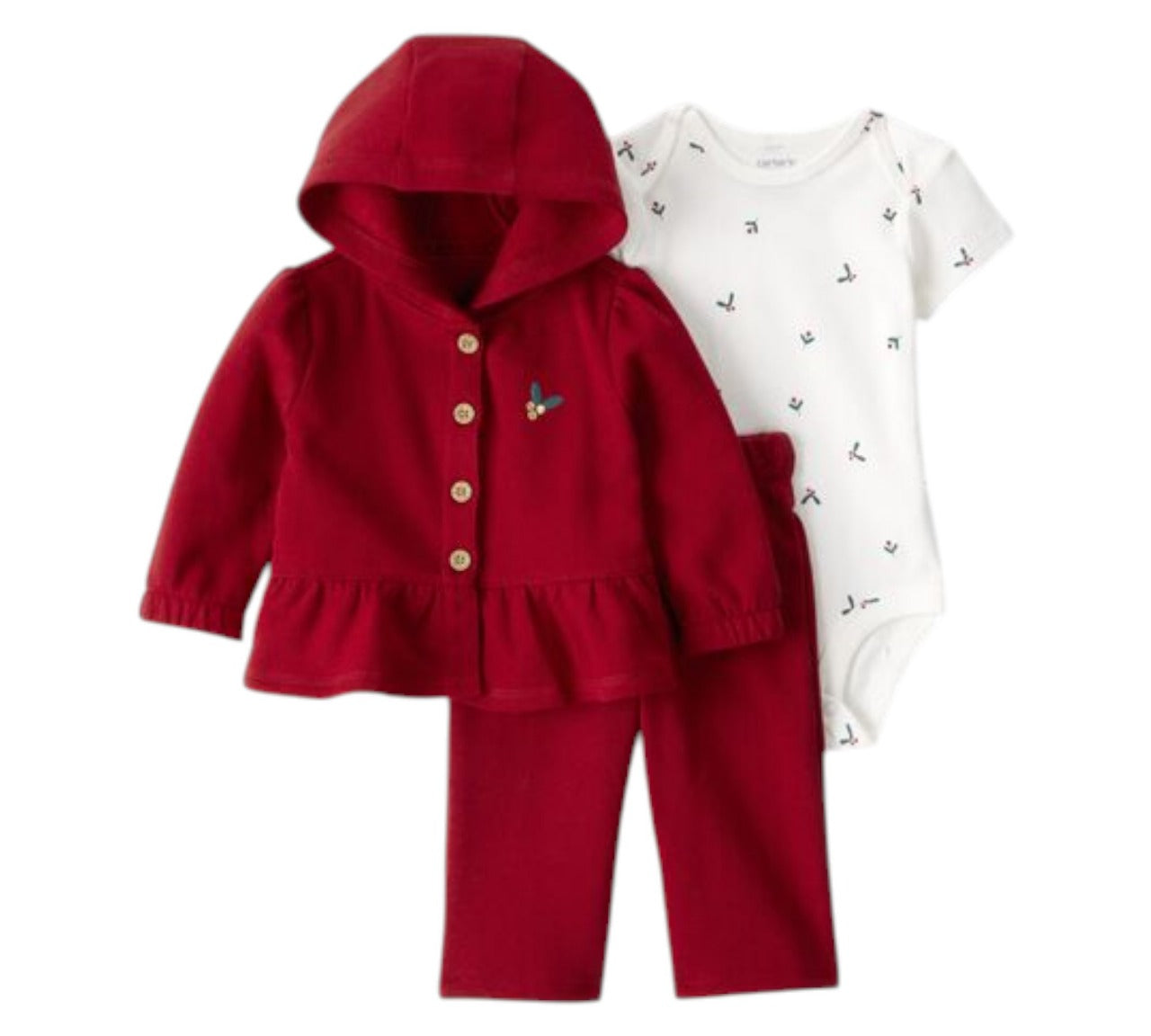 Set RN 3P 1U039810 Carters Navidad