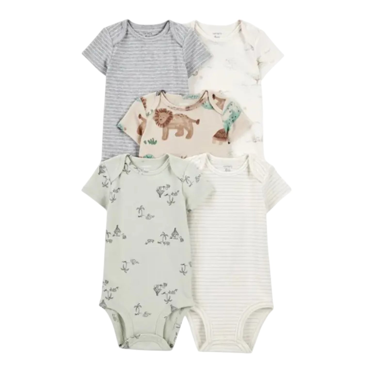Pañaleros 5P Niño 1T008610 Carters Animales
