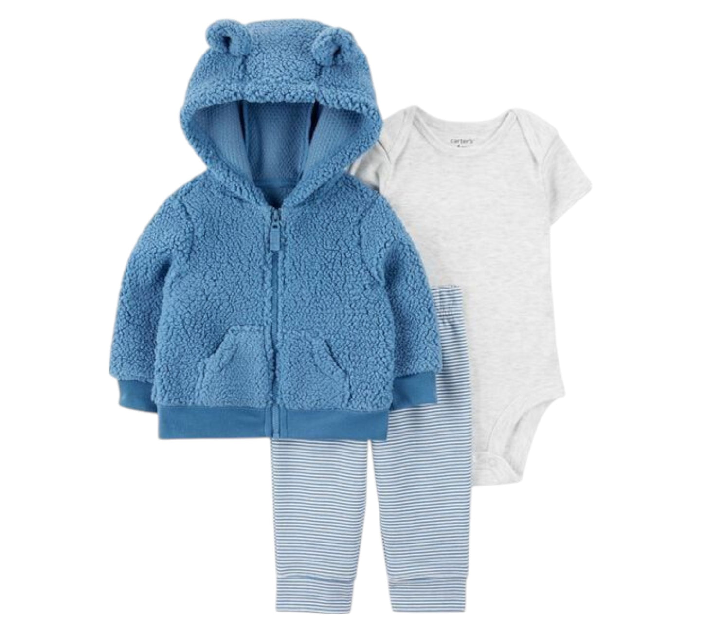 Set 3P 09M 1R981310 Azul Carter's