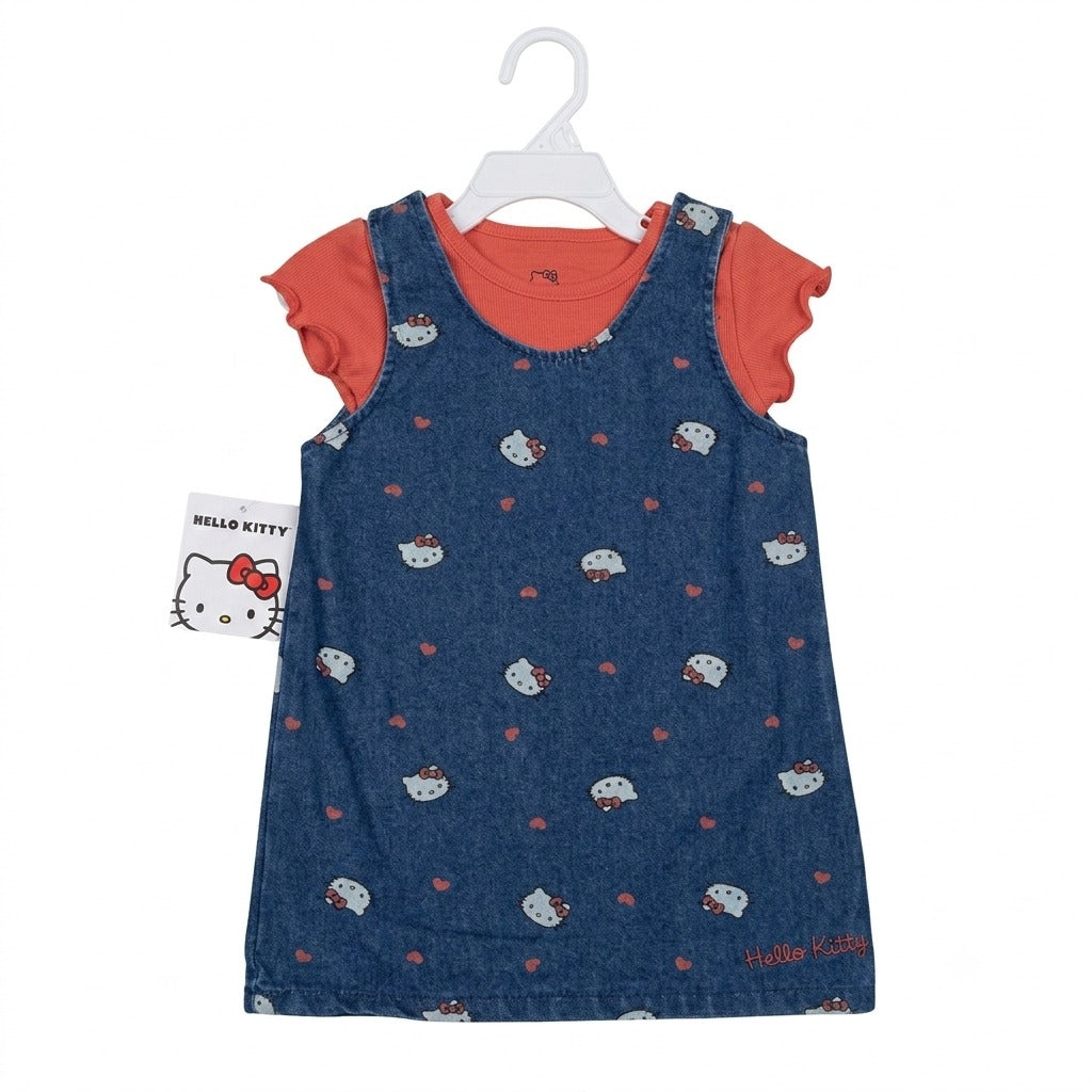 Vestido 2P Niña Sanrio Hello Kitty