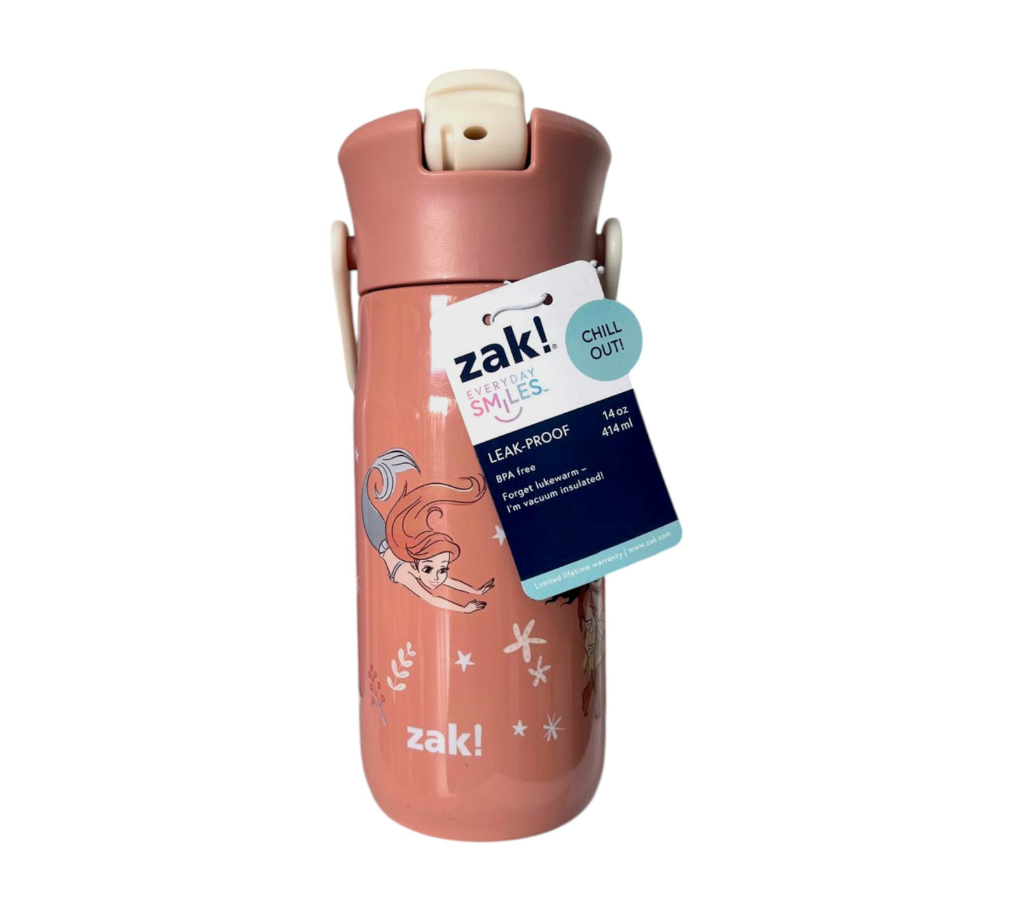 Termo Zak 414ML Princesas Coral