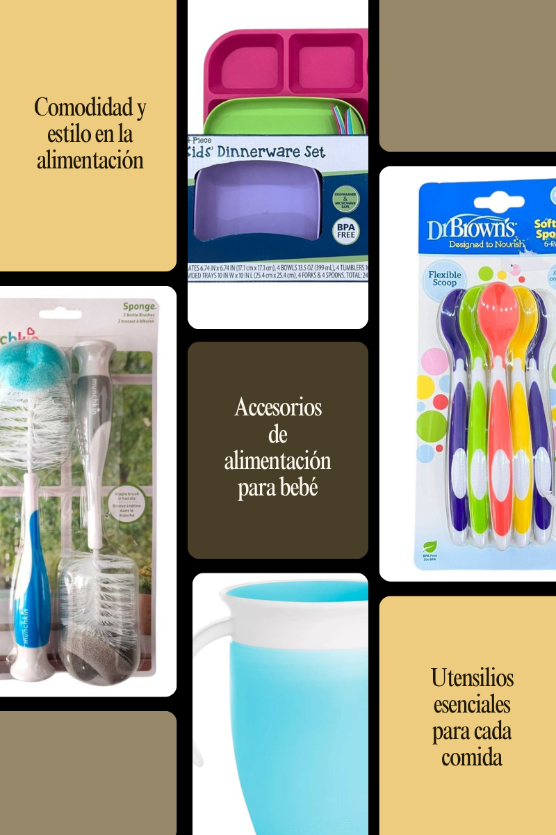 Collage de accesorios de alimentación para bebé Sweet Regina