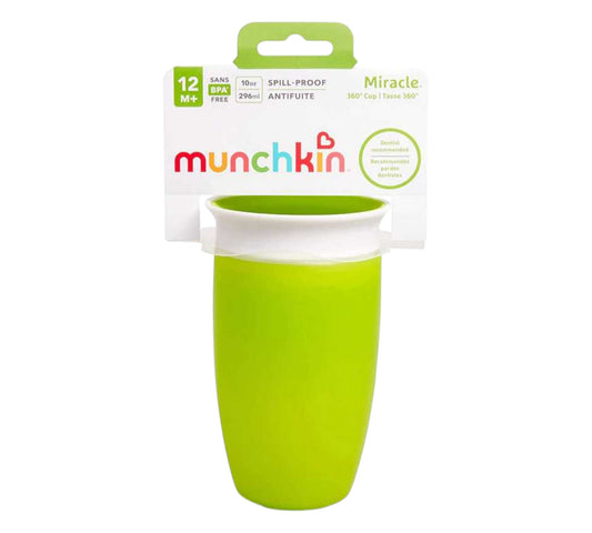 Vaso 360°1P 12M+ 10oz. Verde Miracle Munchkin