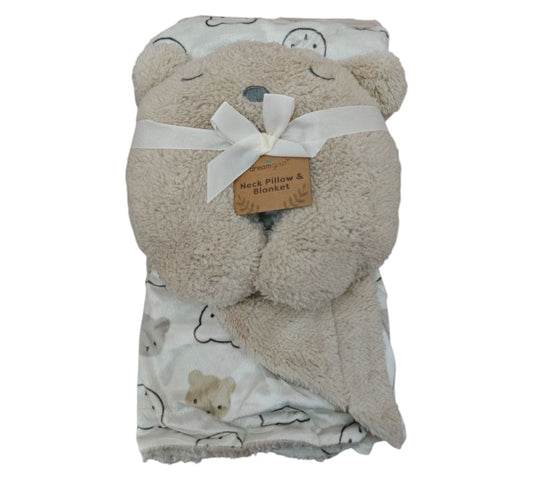 Cobija Almohada DB034 DreamGro Ositos Beige