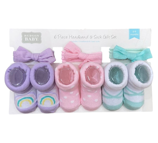 Banditas y Calcetines 13560 Hudson Baby Rosa Puntos