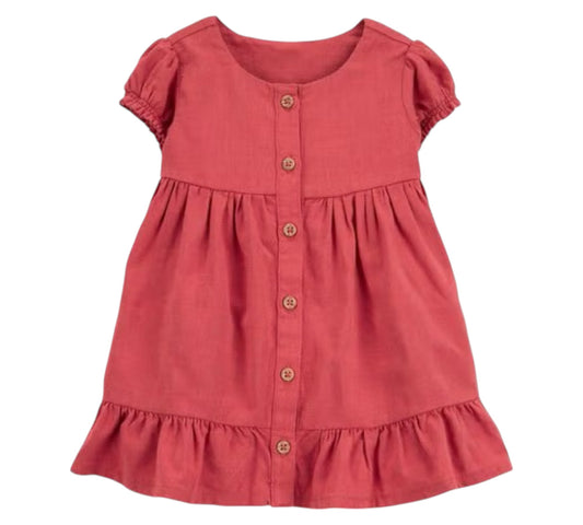 Vestido 12M 1S476910 Shedron botones Carter’s
