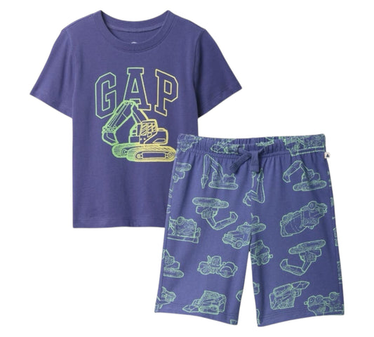 Set 2P 4T 745634 GAP Maquinas Azul
