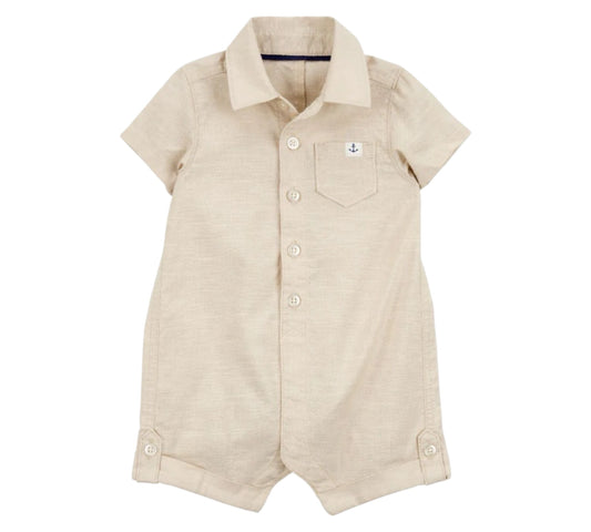 Romper 12M 1S428310 Beige Carter’s