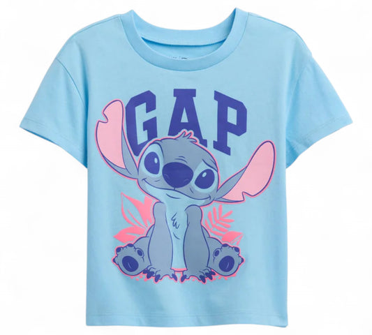 Playera 5T 781448 Baby Gap Stitch Azul