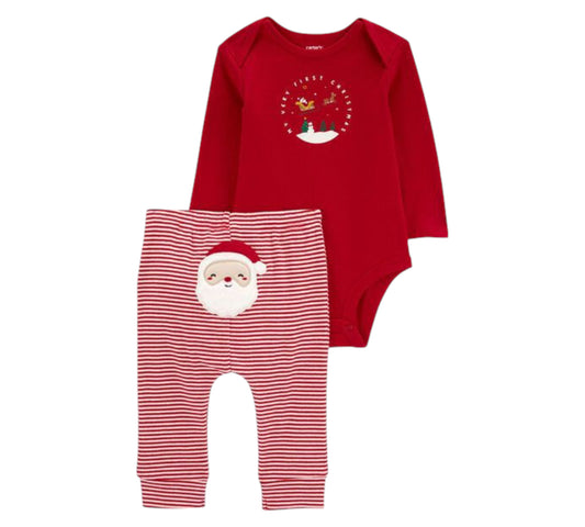 Set 2P 18M 1R567910 Santa Rojo Carter's