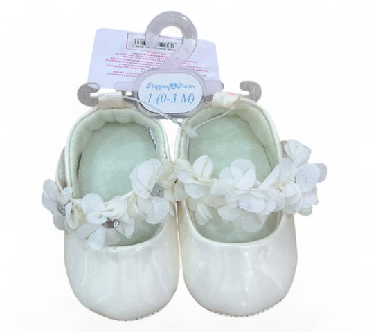 Balerinas 6/9M SGD21661 Stepping Stones Florecitas Beige