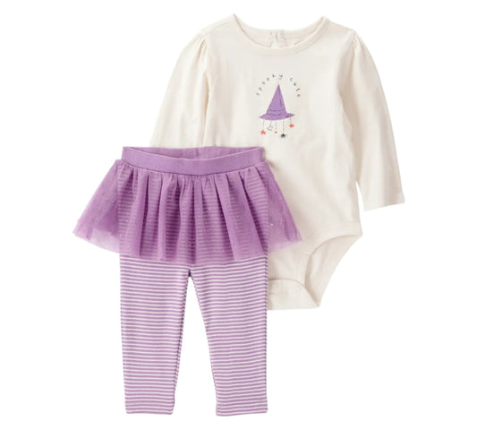 Set 2P 9M 1T248310 Carters tutú Spooky Cute