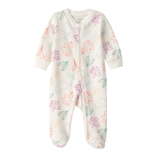 Mameluco Niña RN 1U617410 Carter's Flores Colores