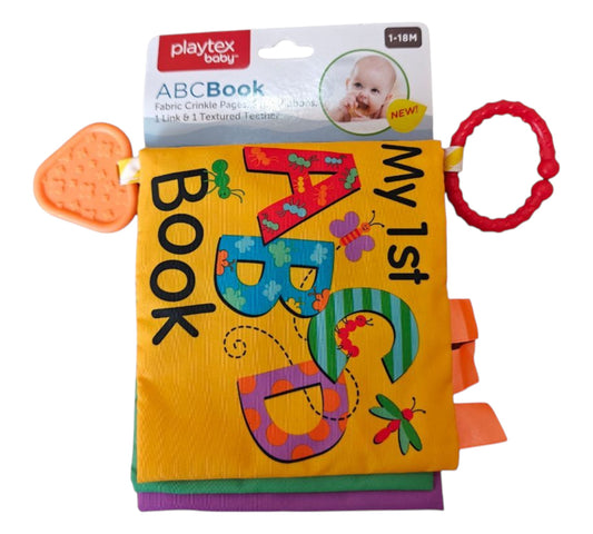 Jueguete Mordedera 0+M PL77445 Libro Naranja ABC Playtex Baby
