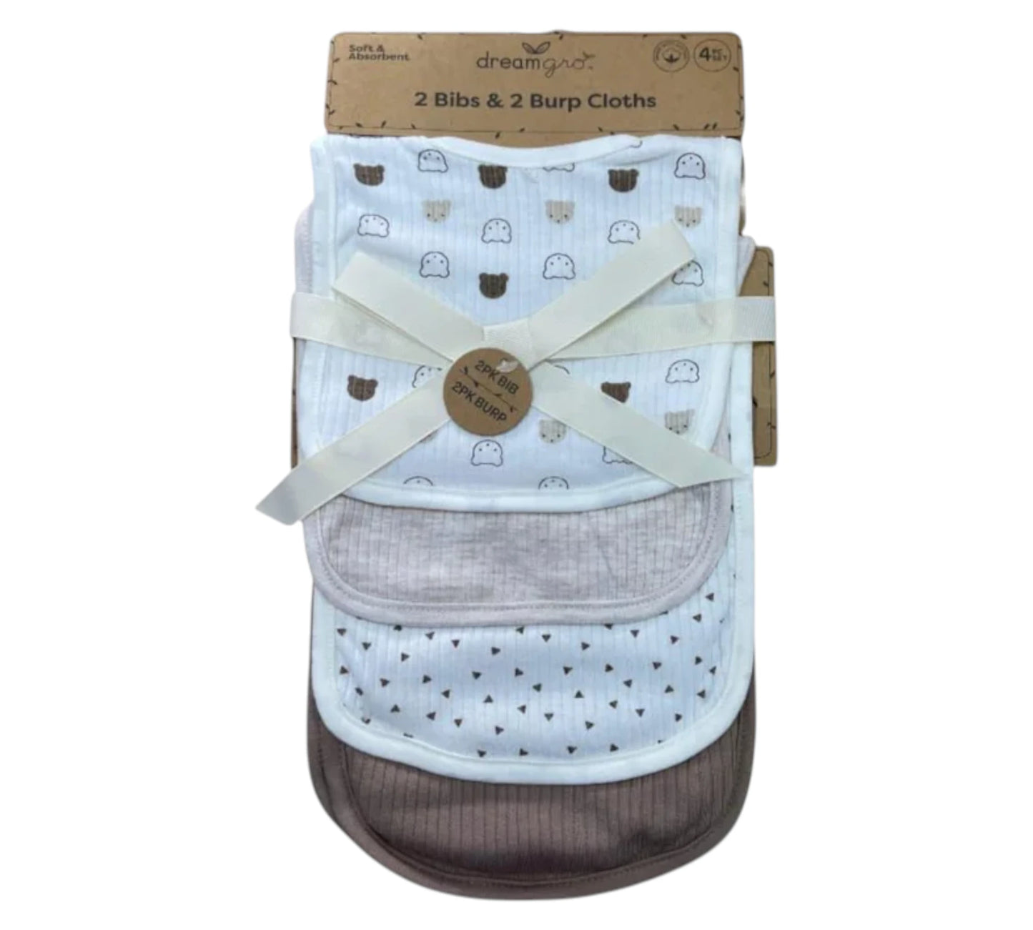 Baberos Y Repetidores  DC073 Dream Gro Oso Beige