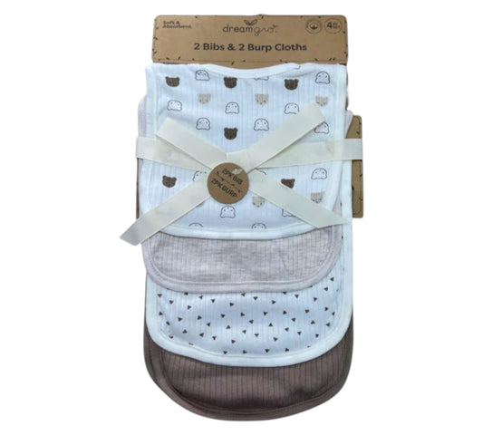 Baberos Y Repetidores  DC073 Dream Gro Oso Beige
