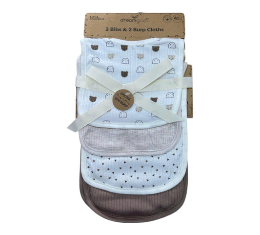 Baberos Y Repetidores  DC073 Dream Gro Oso Beige