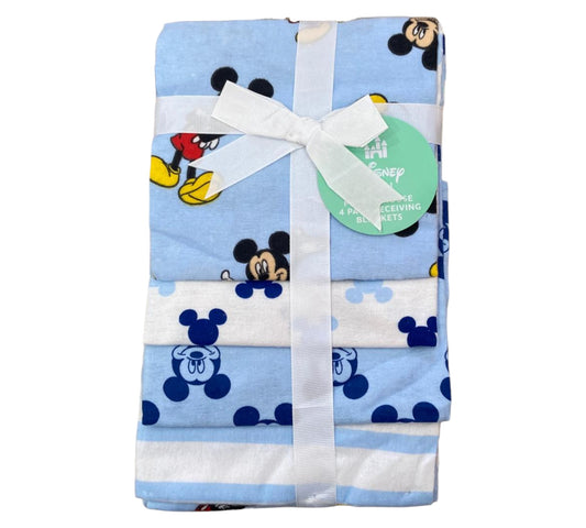 Sabanas Franela 4P Niño Disney Baby - Mickey Azul - Style GS72509