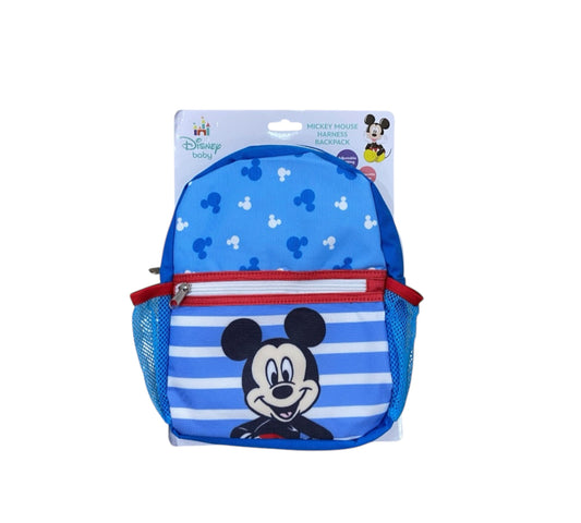Mini Mochila con Arnes 1P DB30691 Mickey Azul Disney Baby
