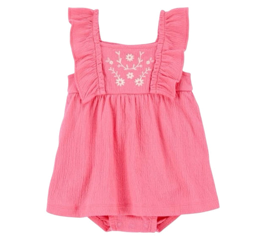 Vestido 9M 1S531010 Coral Flores Carter’s