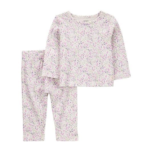 Set 2P RN 1S940410 Carters Floral Lila