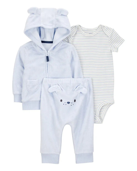 Set 3P 3M 1S993810 Carters Perrito Azul