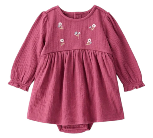 Vestido 9M 1T782710 Carters Flores/Tinto