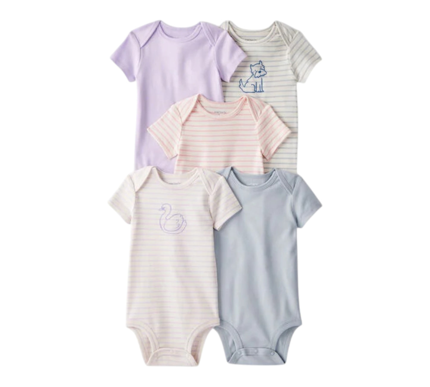 Pañaleros Niña 1U237510 Carter's Cisne Rayas