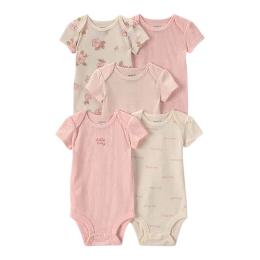 Pañaleros Niña 5P Carters 1V241810 Rosa Flores