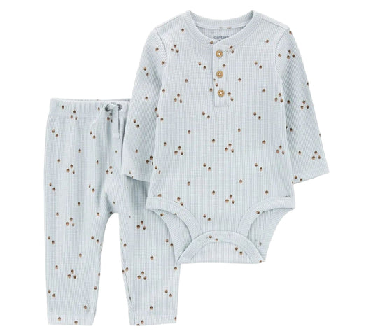 Set 2P 12M 1R561710 Azul Nueces Carter's