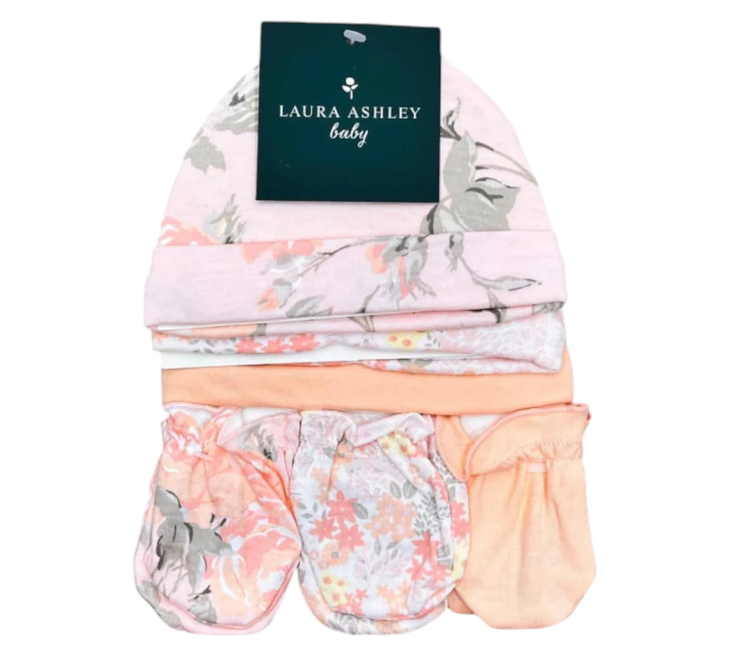 Gorros y Guantes 6P 0-3M AP12977 Laura Ashley