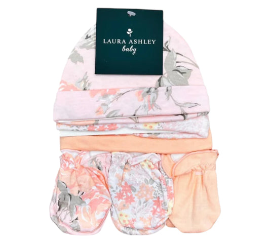 Gorros y Guantes 6P 0-3M AP12977 Laura Ashley