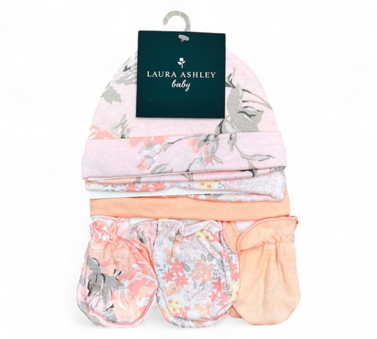 Gorros y Guantes 6P 0-3M AP12977 Laura Ashley